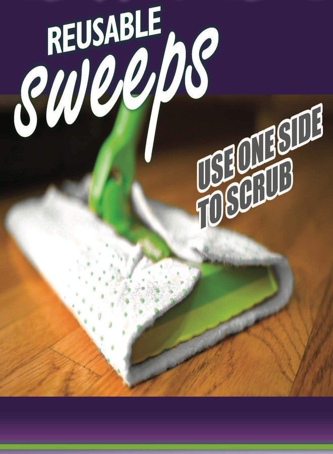 Bambooee Reusable Bamboo Sweeper Sheets with Sweeper Scrubbing Dots - Image 3